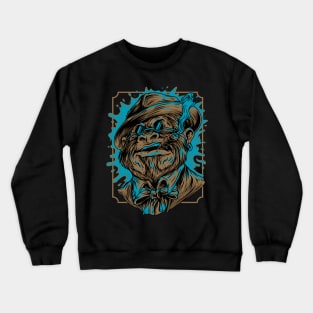 Bossy Angry Gorilla - Cool Ape Crewneck Sweatshirt